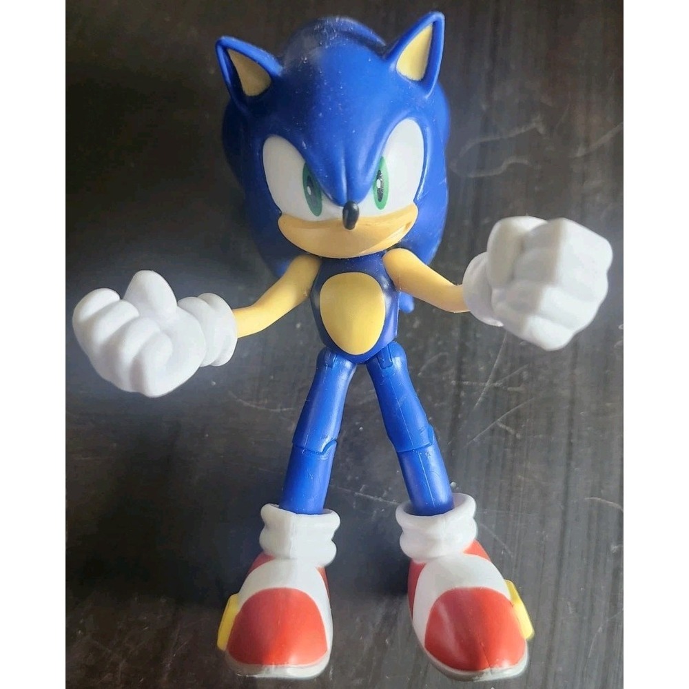 Sonic The Hedgehog 4 Inch Action Figure Articulated Blue‎ Jakks Pacific Sega